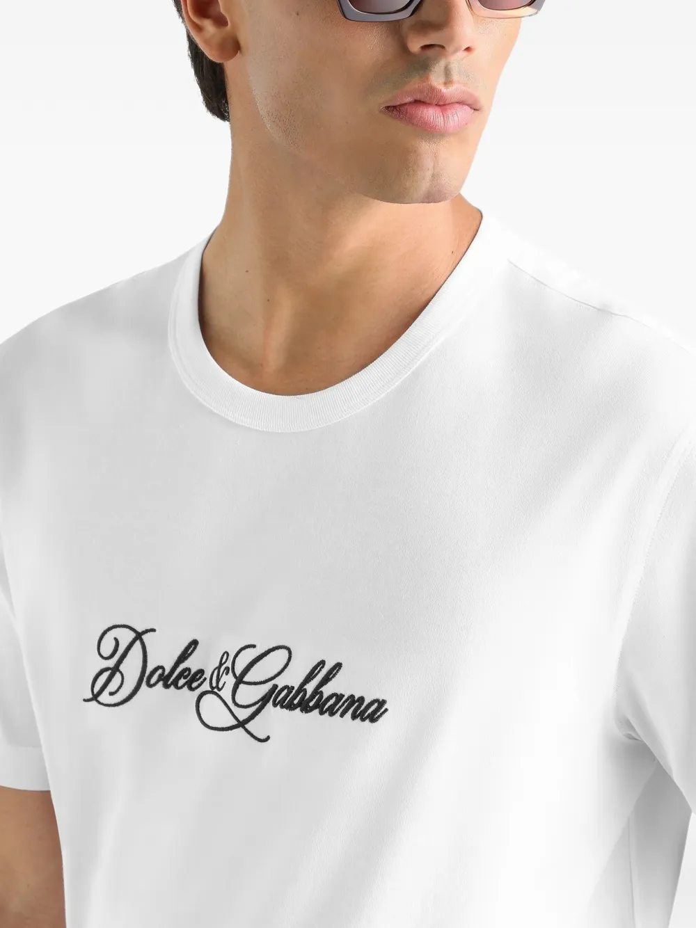 Dolce & Gabbana Katoenen T-shirt Wit