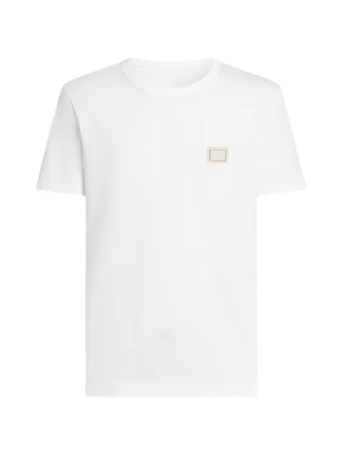 Dolce & Gabbana cotton T-shirt with logo plate