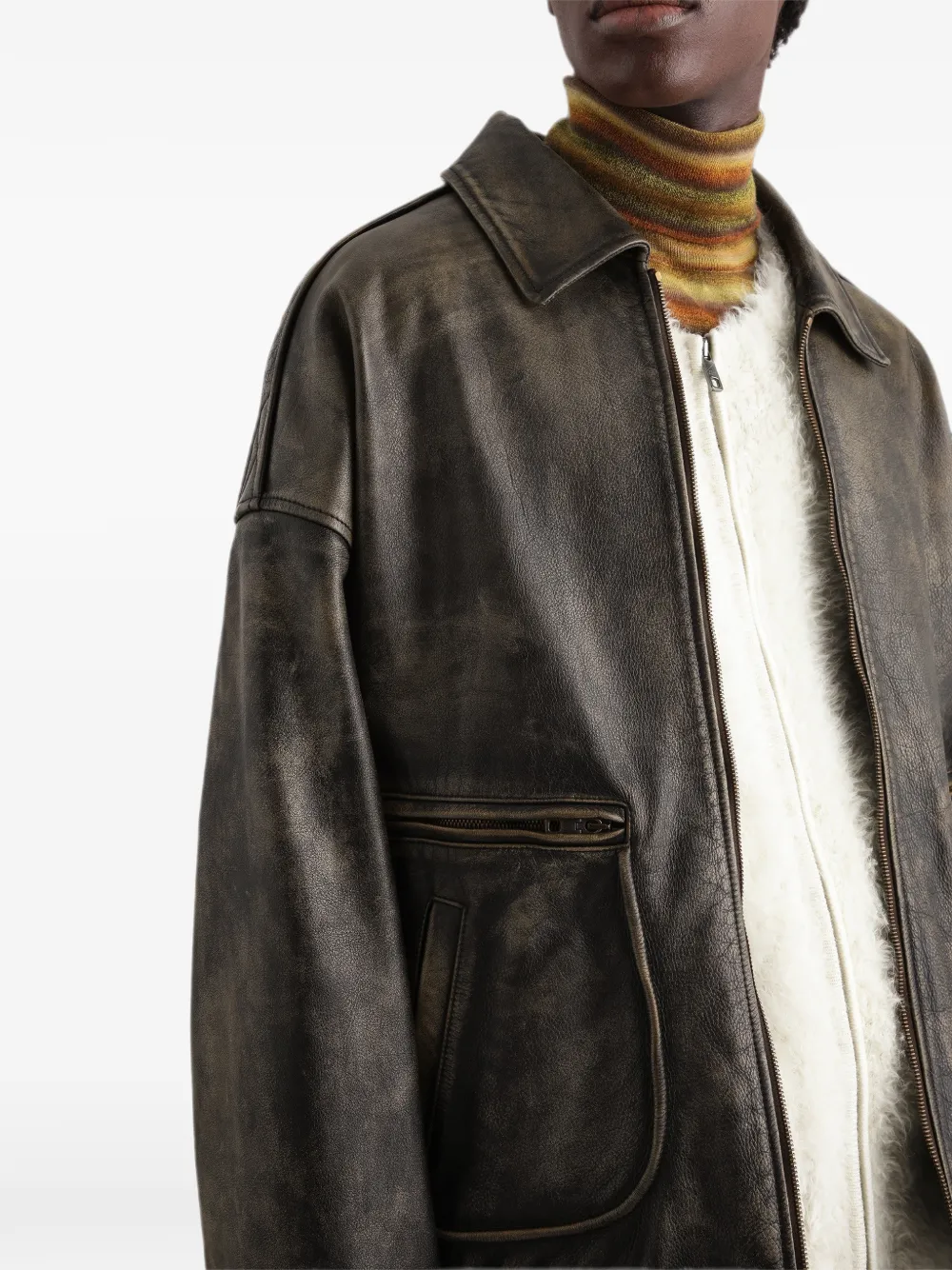 Dolce & Gabbana Jack van stierenleer Bruin