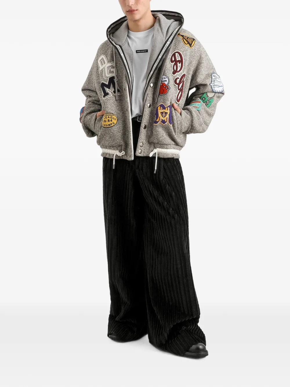 Dolce & Gabbana corduroy trousers Zwart