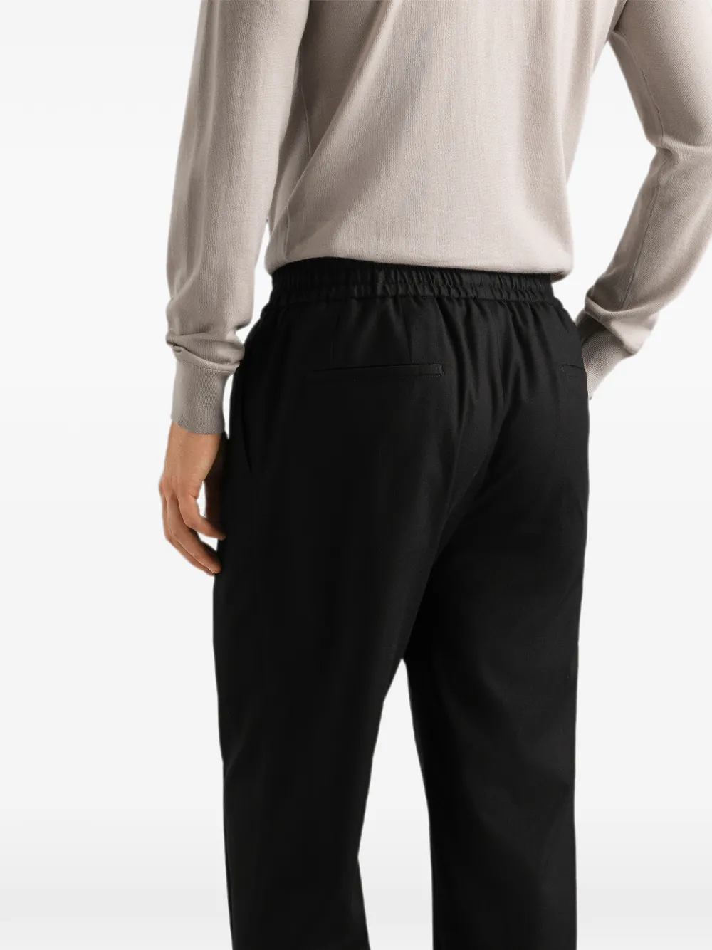 Dolce & Gabbana Flanellen joggingbroek Zwart