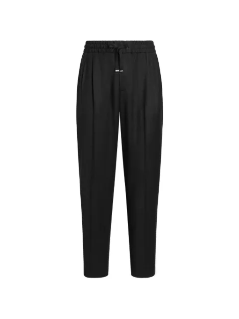 Dolce & Gabbana pantalon de jogging en flanelle