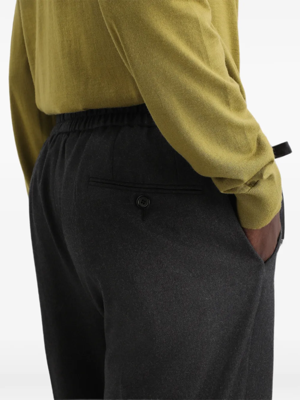Dolce & Gabbana Flanellen joggingbroek Grijs