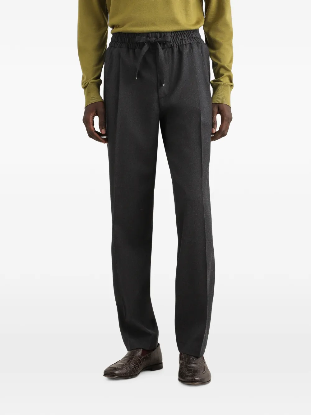 Dolce & Gabbana Flanellen joggingbroek Grijs