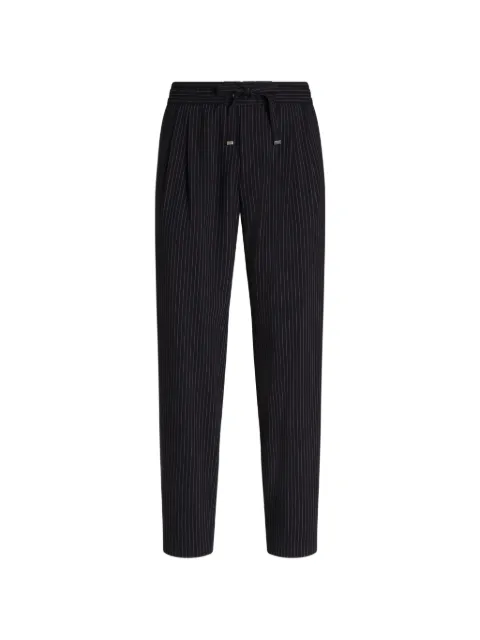 Dolce & Gabbana pantalones joggers con estampado de rayas diplomáticas