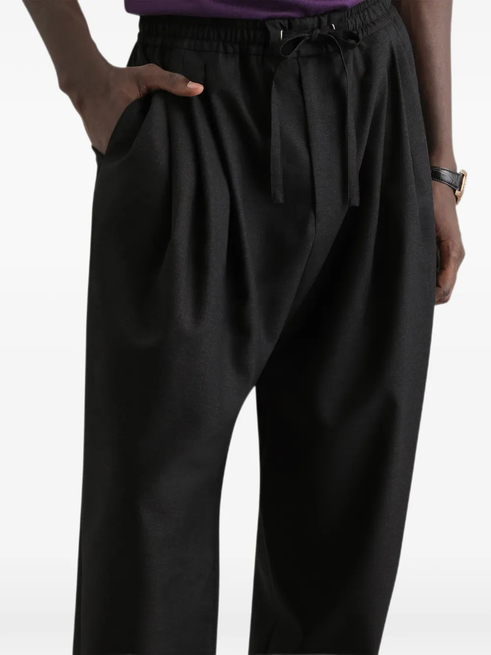 Dolce & Gabbana Joggingbroek van scheerwol Grijs