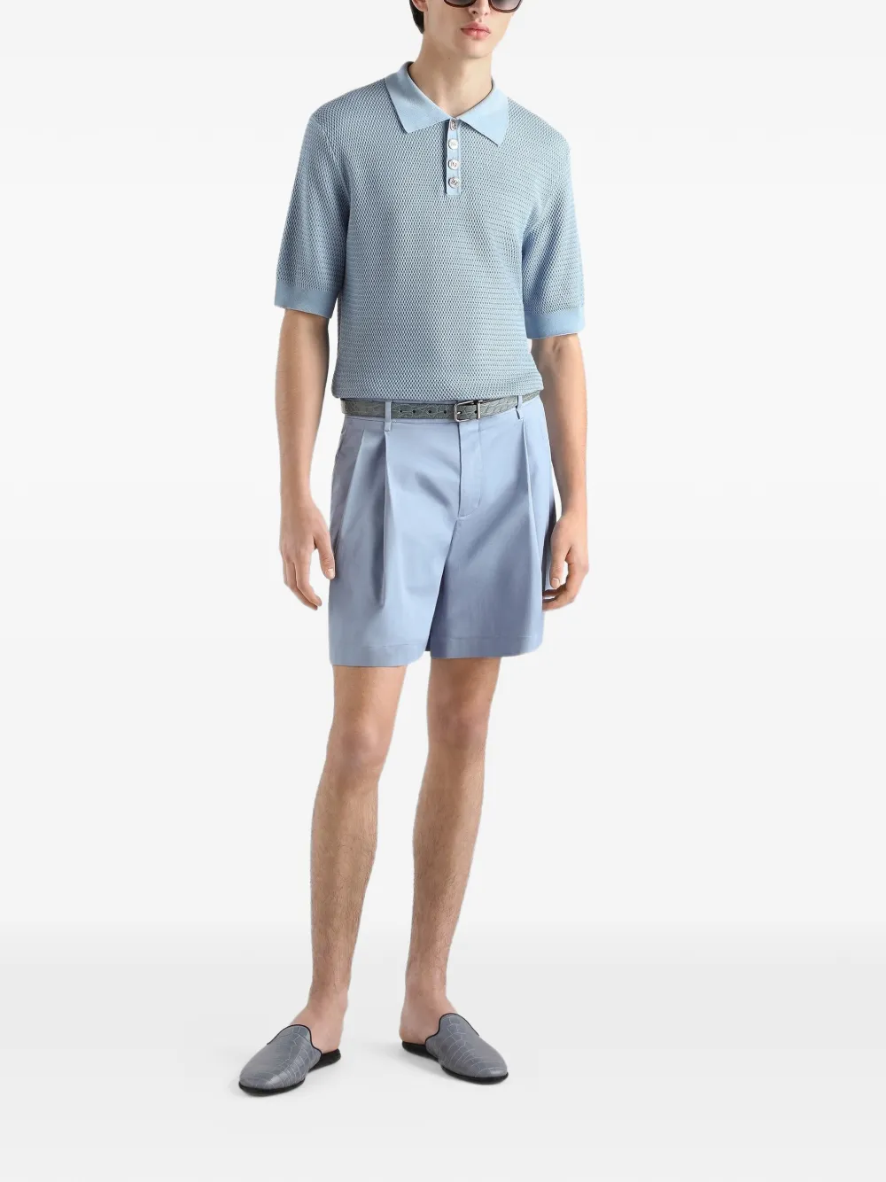 Dolce & Gabbana Katoenen shorts Blauw