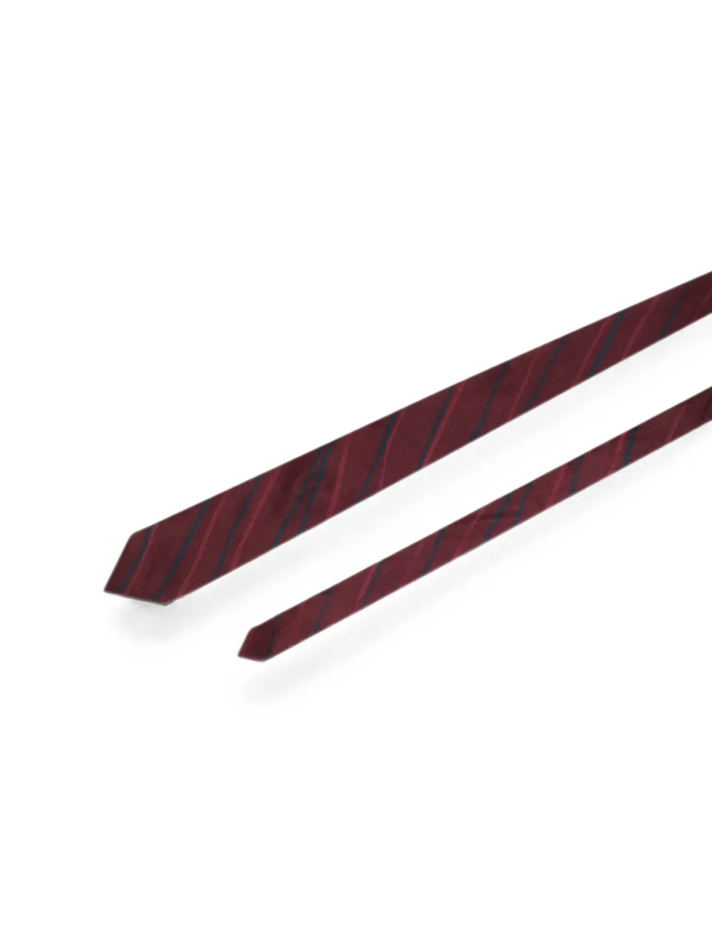 Dolce & Gabbana Stropdas van twill met strepen-print Rood