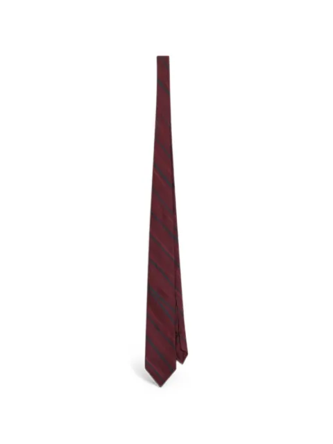 Dolce & Gabbana striped-print twill tie