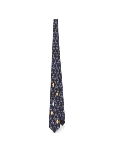 Dolce & Gabbana corbata de sarga estampada