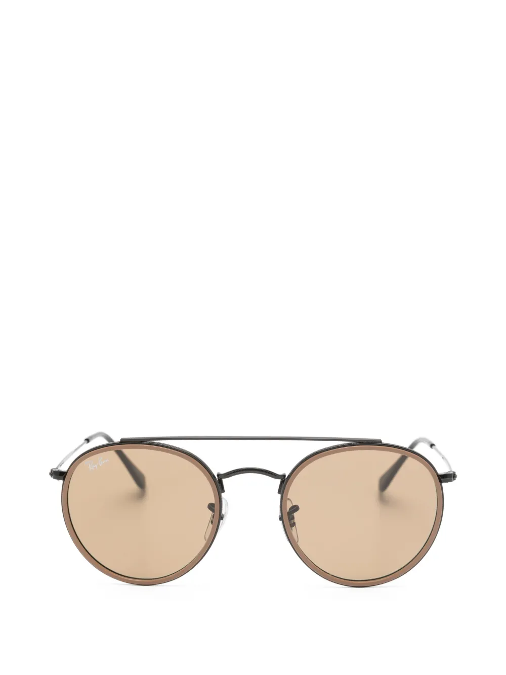 Ray-Ban round-frame sunglasses - Marrone