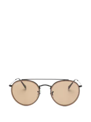 Ray-Ban ラウンドフレーム サングラス | グレー | FARFETCH JP