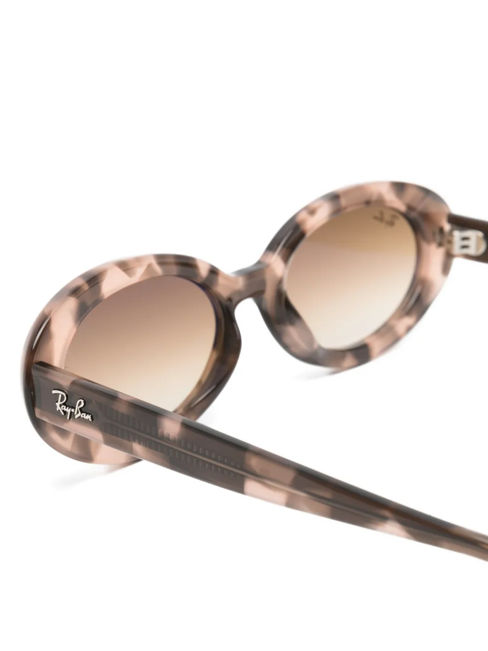 Ray-Ban RB2223 zonnebril met ovaal montuur Roze