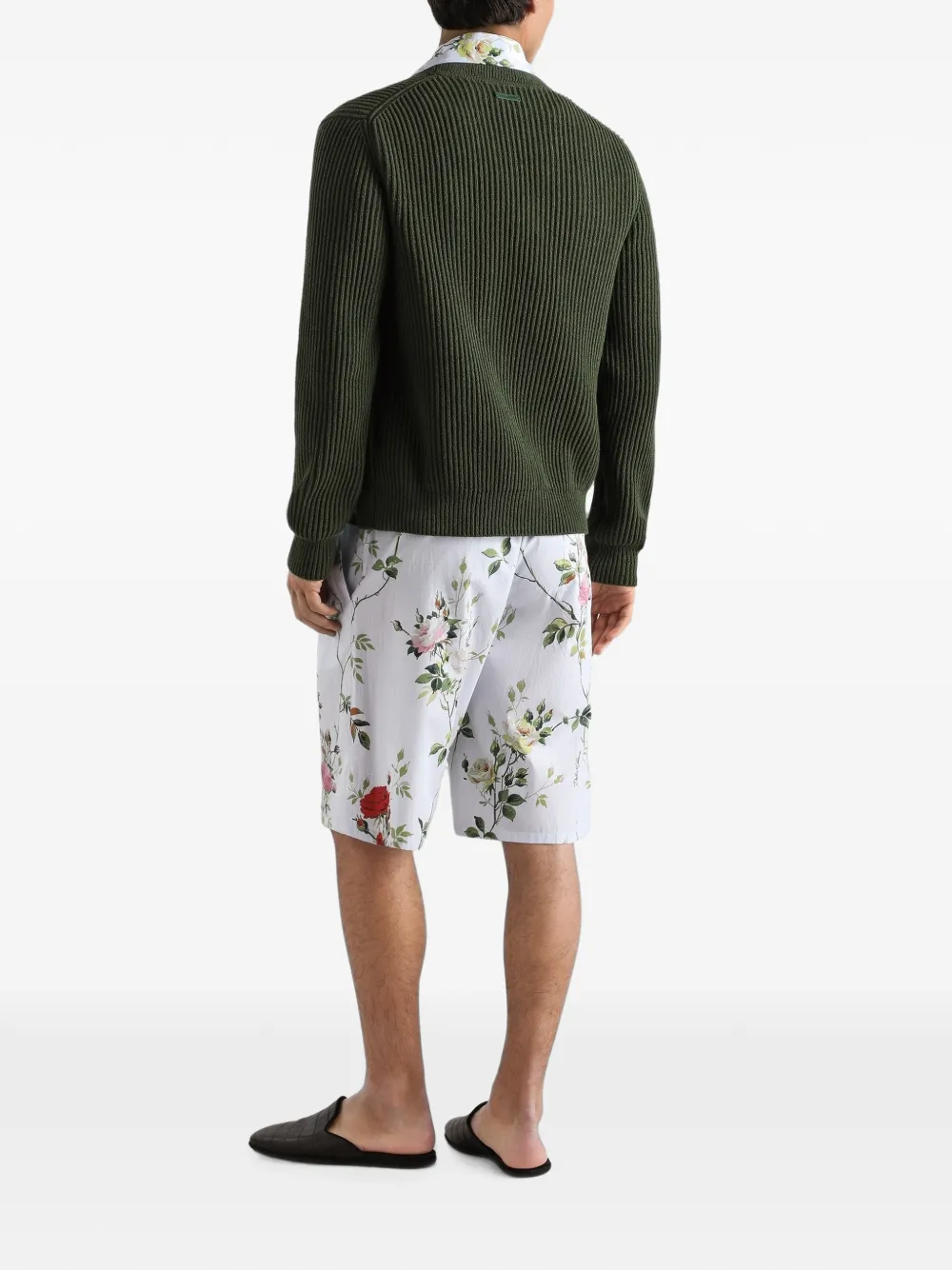 Dolce & Gabbana Vest in Engelse ribsteek Groen