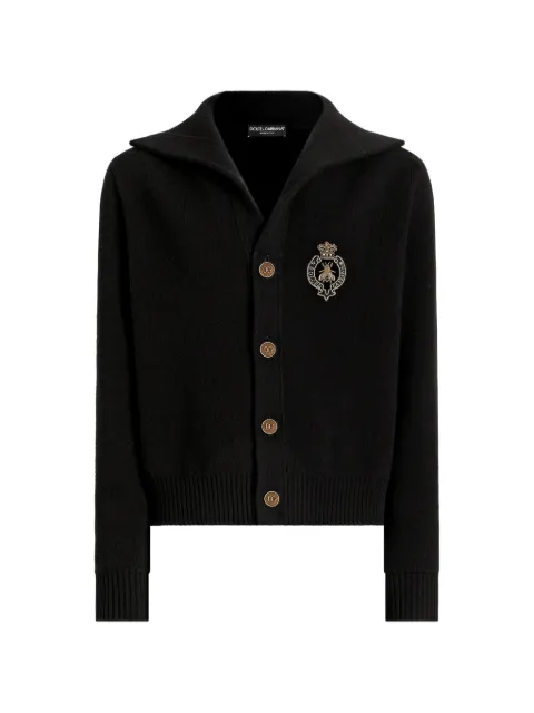 Dolce & Gabbana virgin-wool cardigan with embroidery