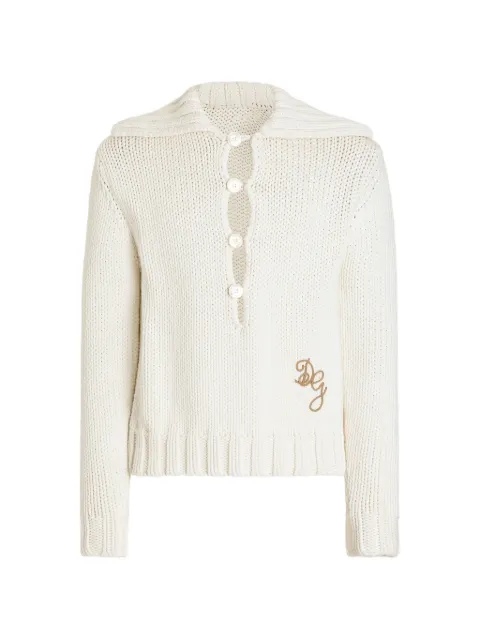 Dolce & Gabbana smooth-knit pullover with logo