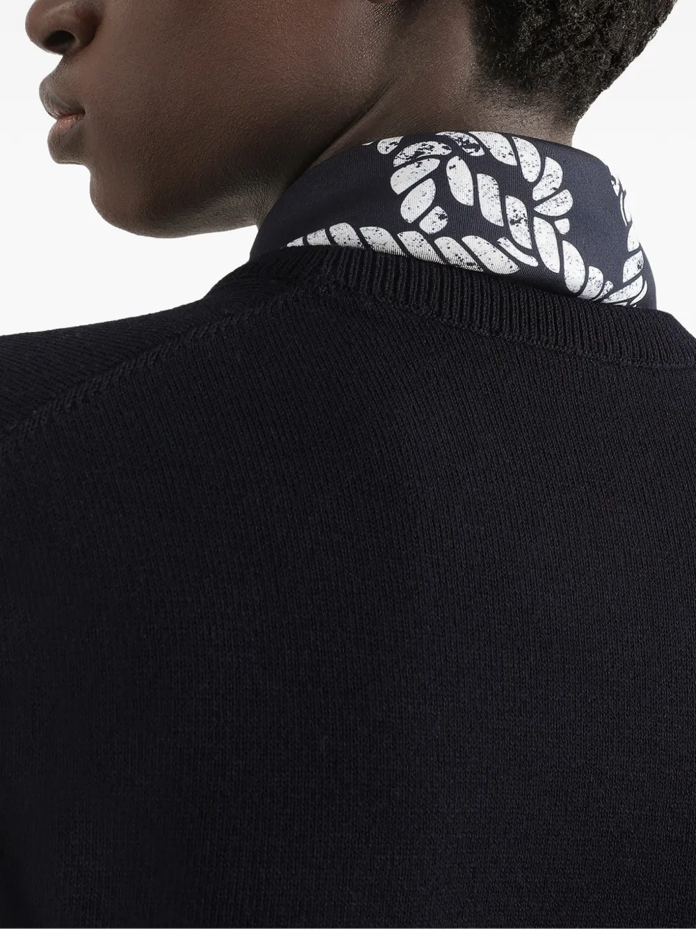 Dolce & Gabbana Gladde trui met borduursel Blauw