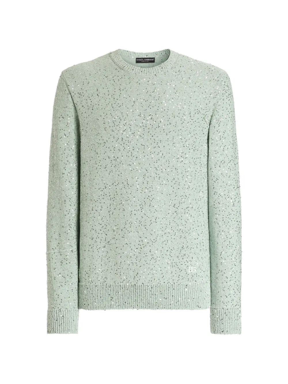 Dolce & Gabbana Maglione con paillettes - Verde