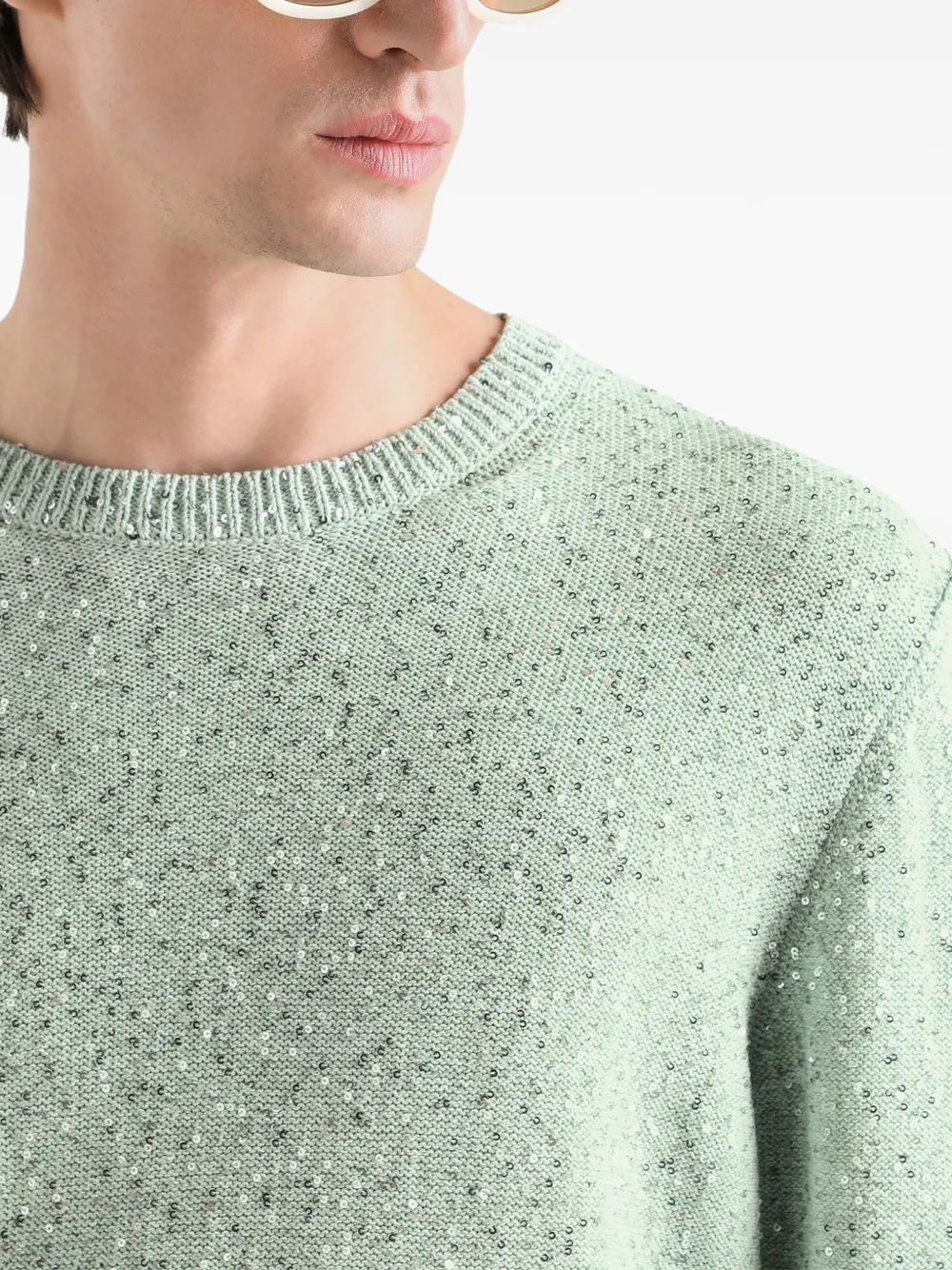 Dolce & Gabbana Trui met ronde hals Groen