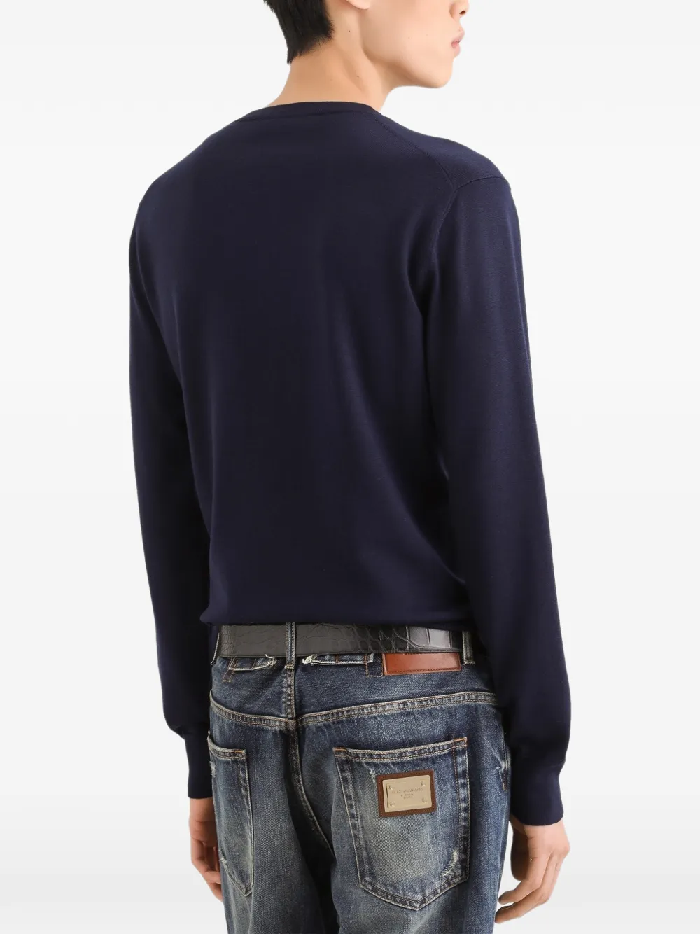 Dolce & Gabbana Trui van scheerwol Blauw