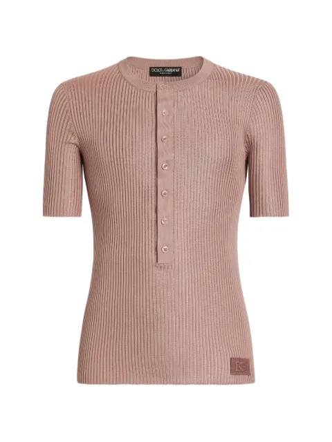 Dolce & Gabbana Maglione Serafino in seta