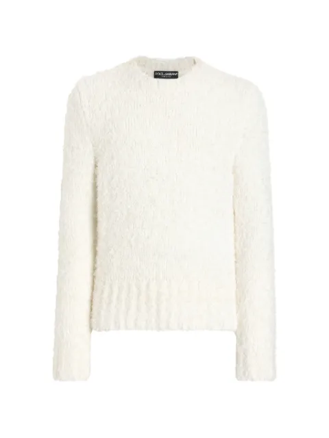 Dolce & Gabbana bouclé-effect pullover
