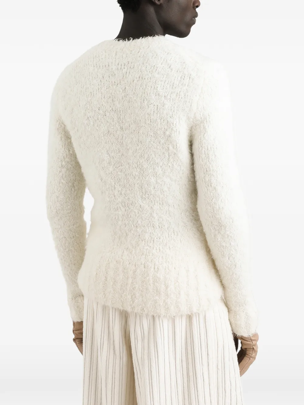 Dolce & Gabbana Trui met bouclé-effect Beige