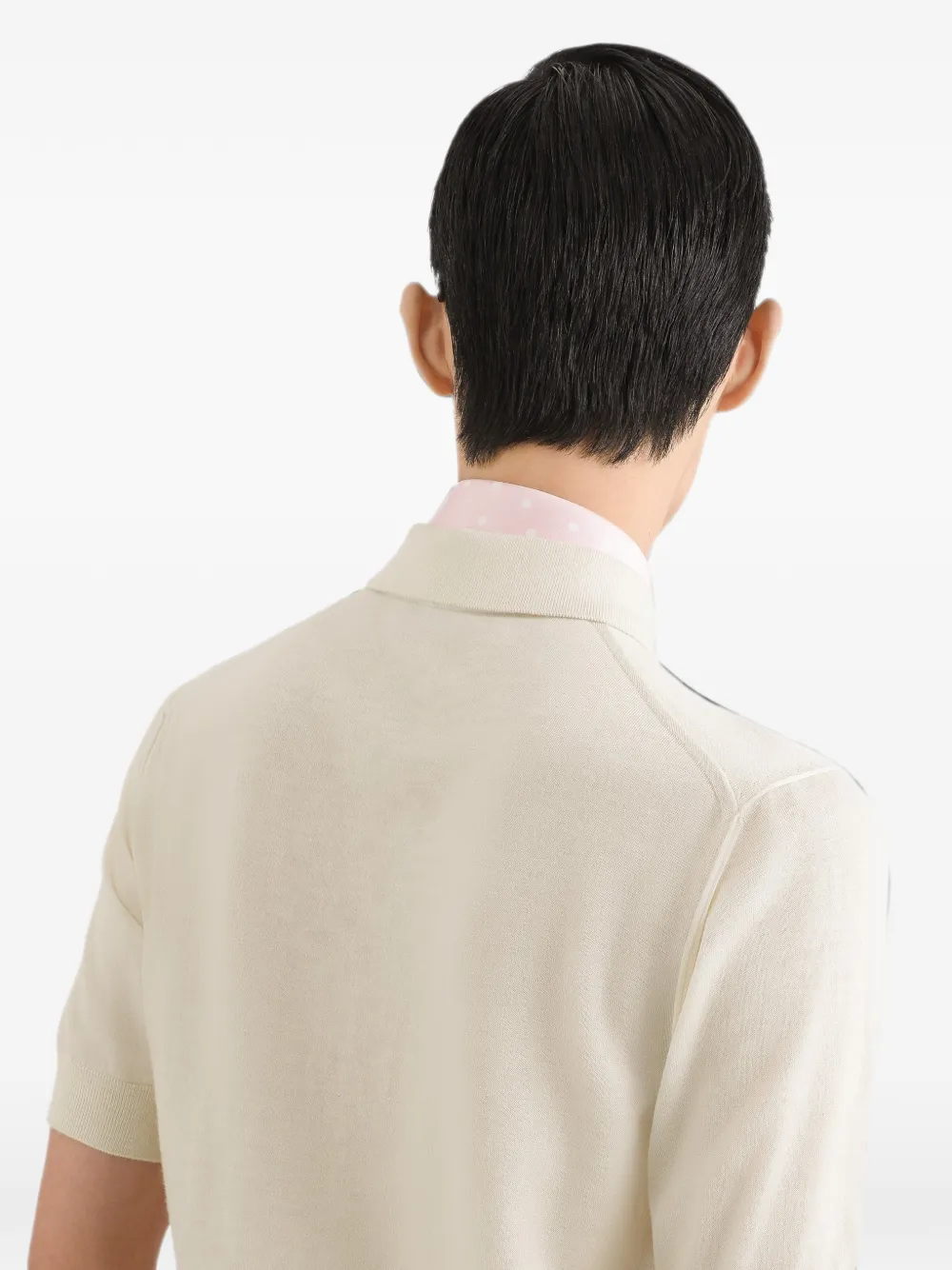 Dolce & Gabbana Kasjmier poloshirt Wit