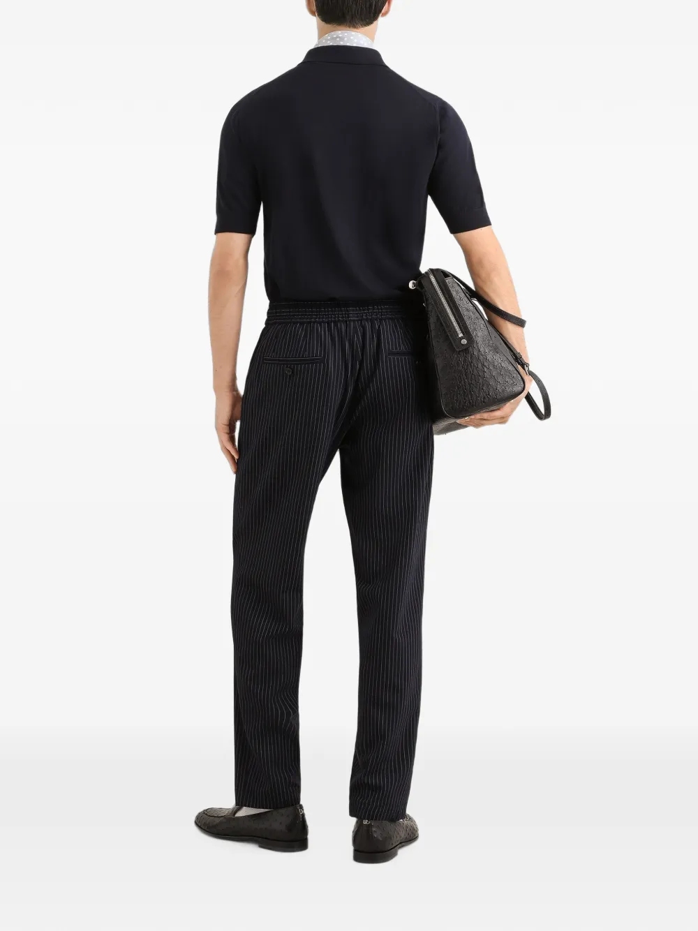 Dolce & Gabbana Kasjmier poloshirt Blauw