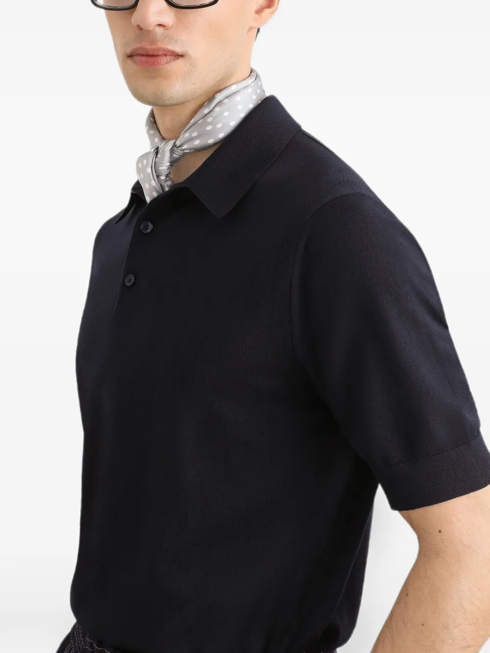 Dolce & Gabbana Kasjmier poloshirt Blauw