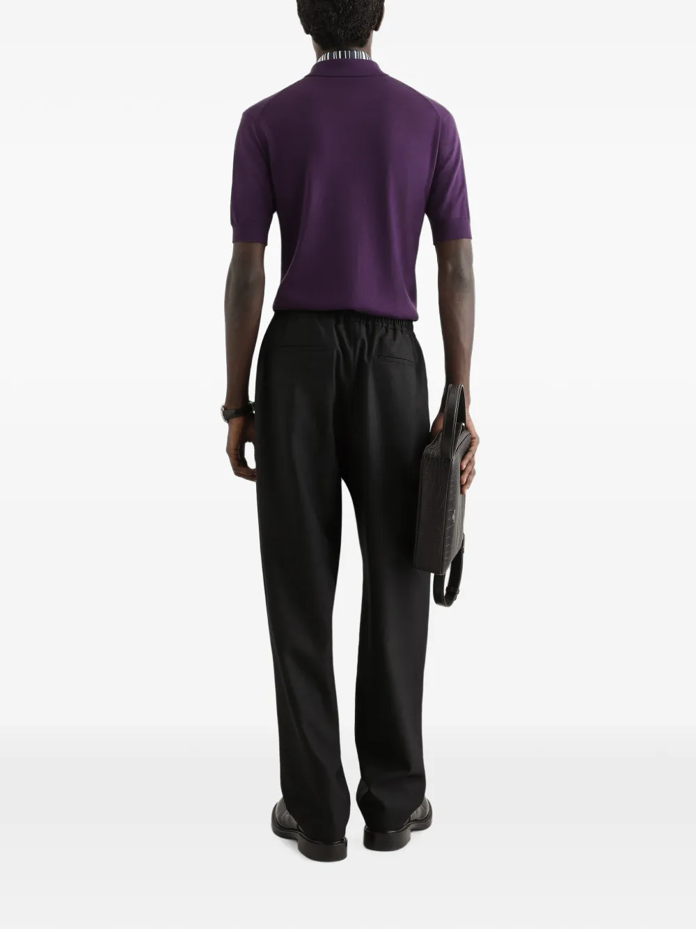 Dolce & Gabbana Kasjmier poloshirt Paars