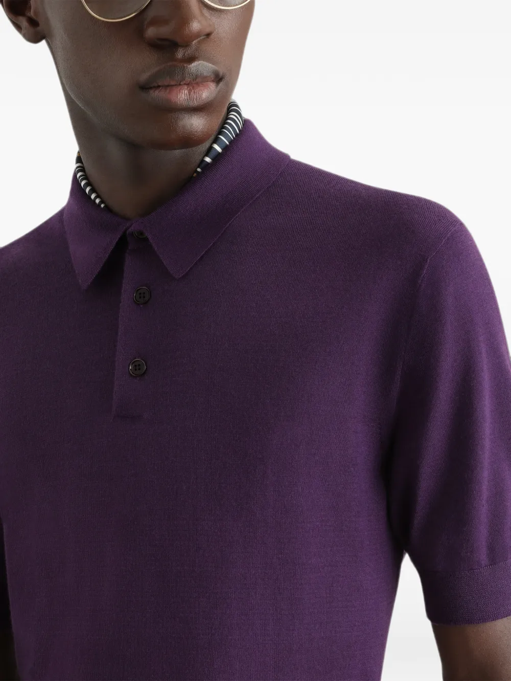 Dolce & Gabbana Kasjmier poloshirt Paars
