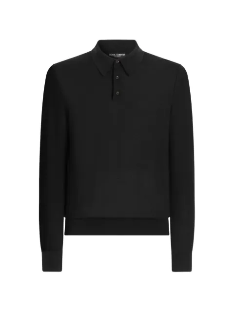 Dolce & Gabbana playera tipo polo de cachemira