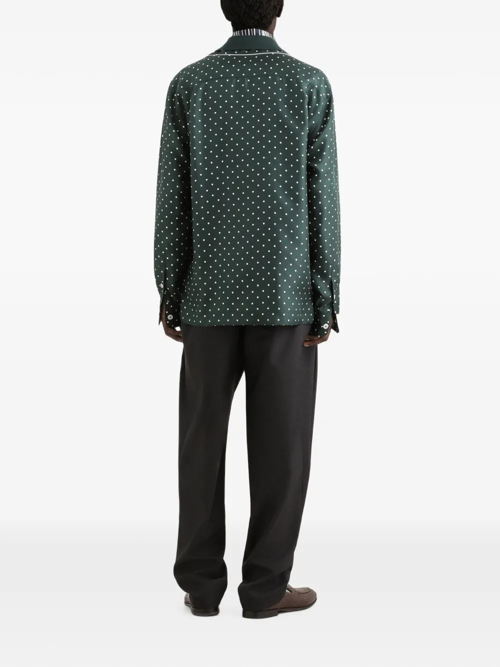 Dolce & Gabbana cashmere polo shirt Groen