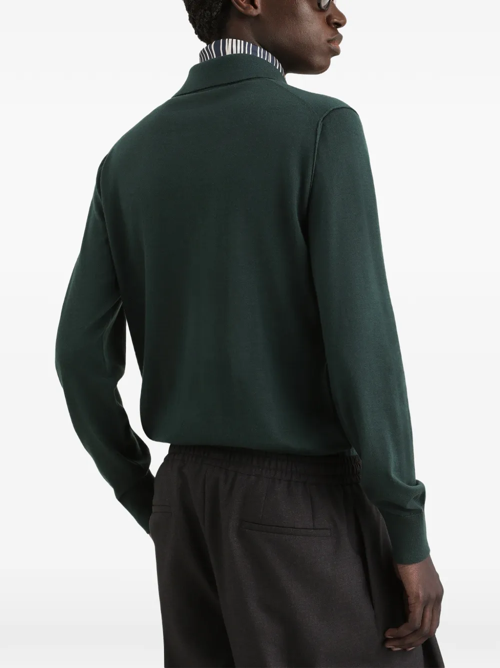 Dolce & Gabbana cashmere polo shirt Groen