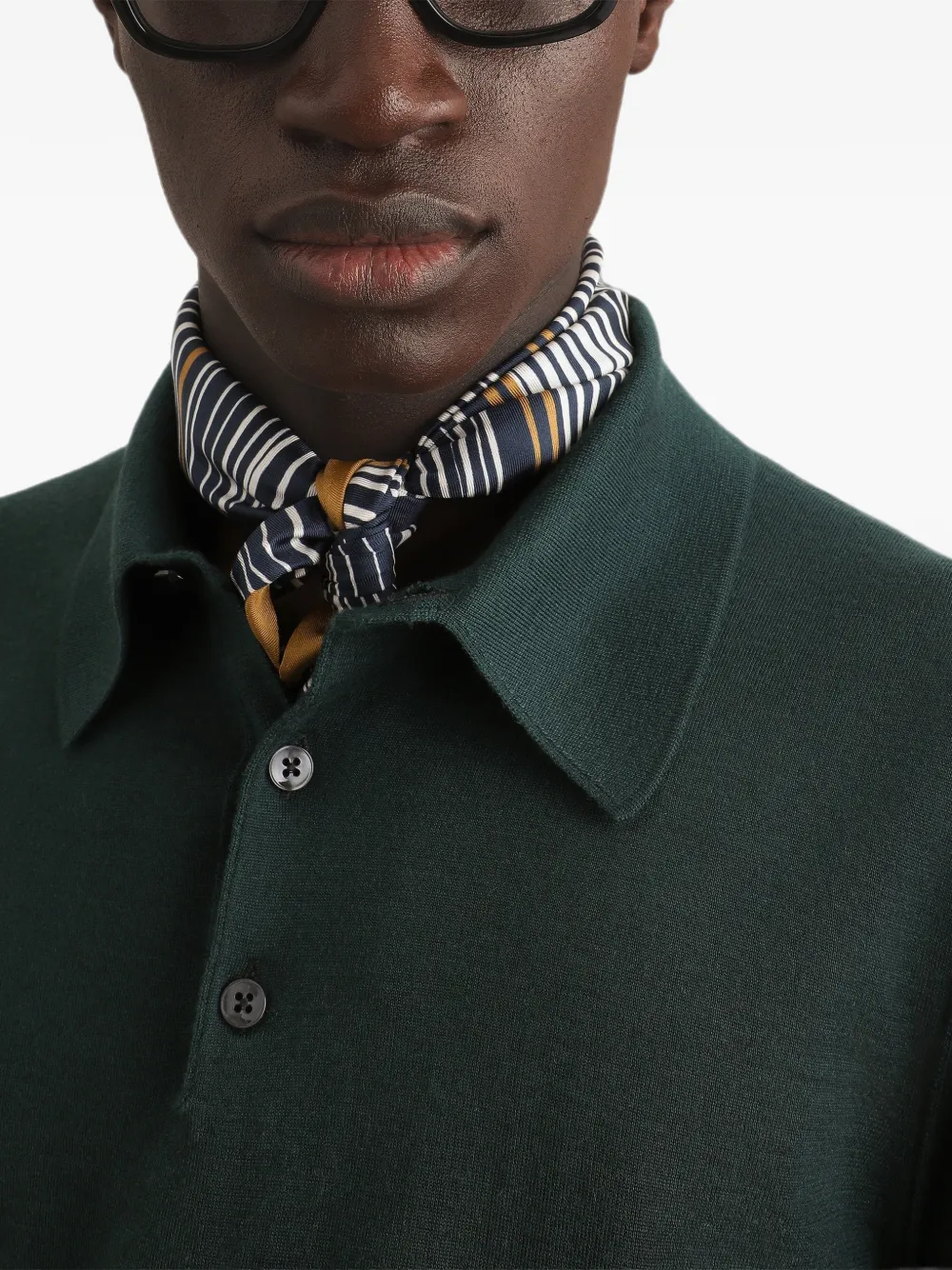 Dolce & Gabbana cashmere polo shirt Groen
