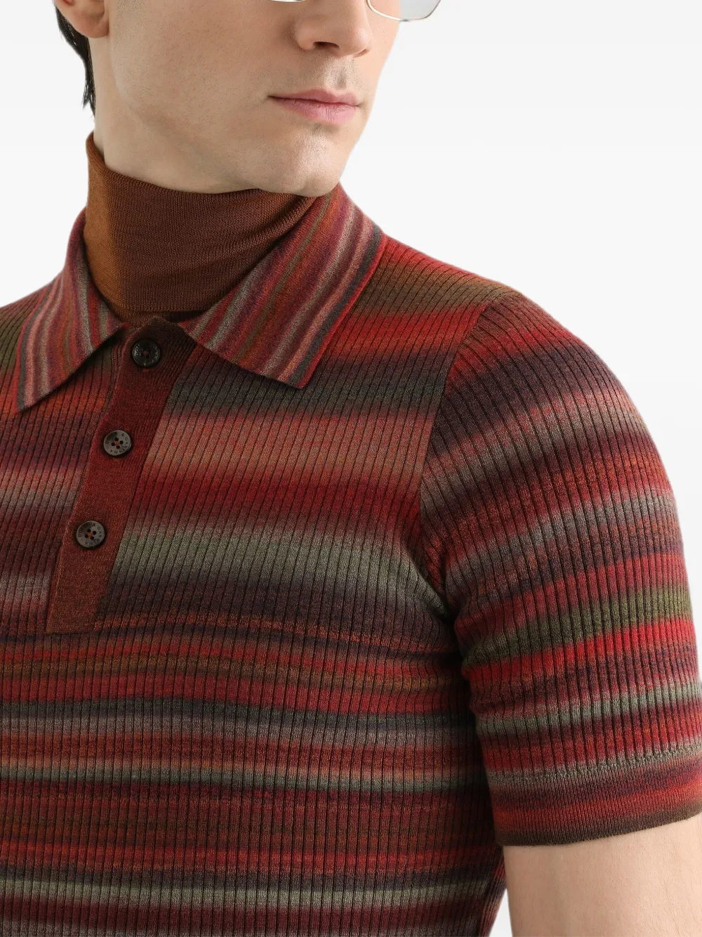 Dolce & Gabbana Gestreept poloshirt Rood