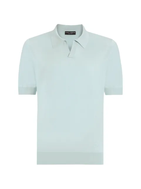 Dolce & Gabbana silk polo shirt
