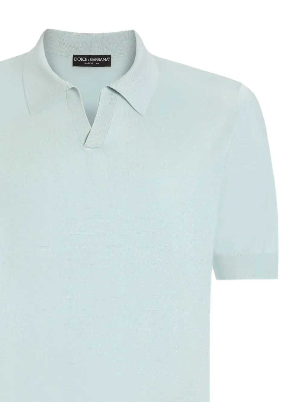 Dolce & Gabbana Zijden poloshirt Groen