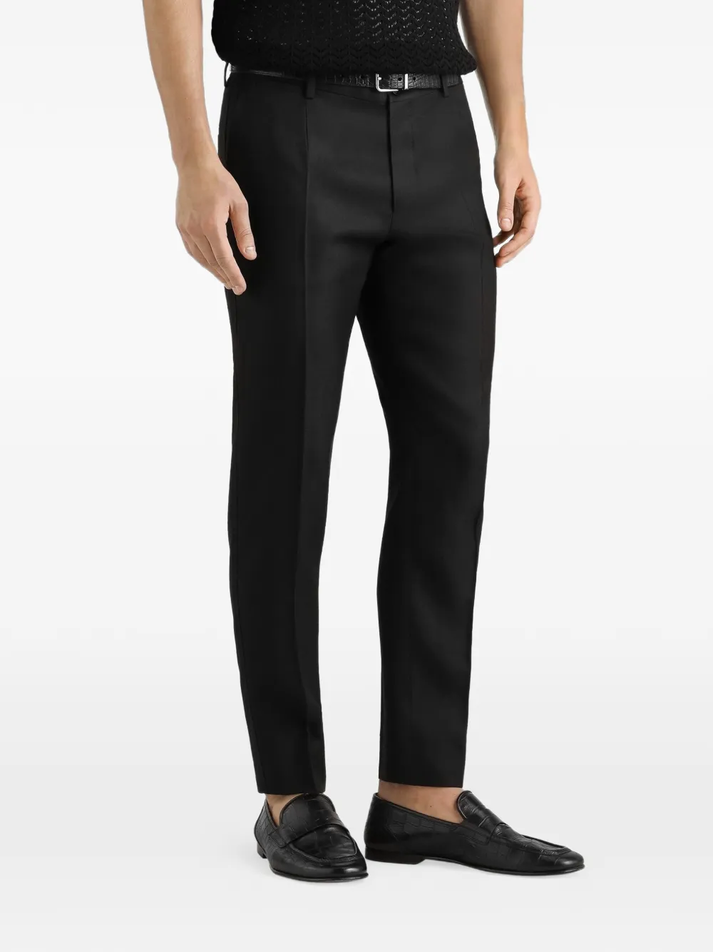 Dolce & Gabbana Viscose broek Zwart