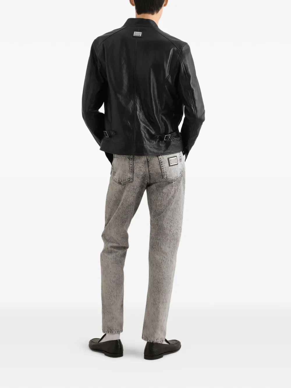 Dolce & Gabbana Jeans met logoplakkaat Grijs