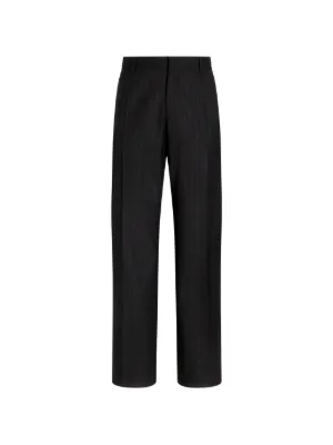 Dolce & Gabbana リネン パンツ | ブラック | FARFETCH JP