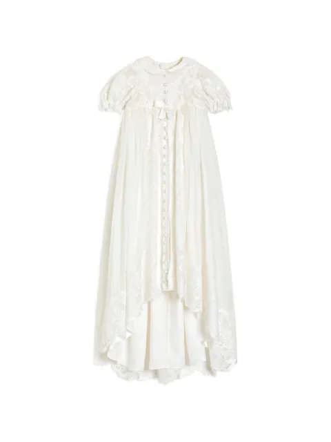 Dolce & Gabbana Kids vestido Chiffon manga corta