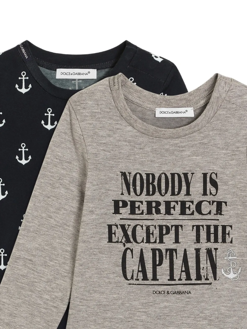 Dolce & Gabbana Kids Jersey cadeauset Grijs