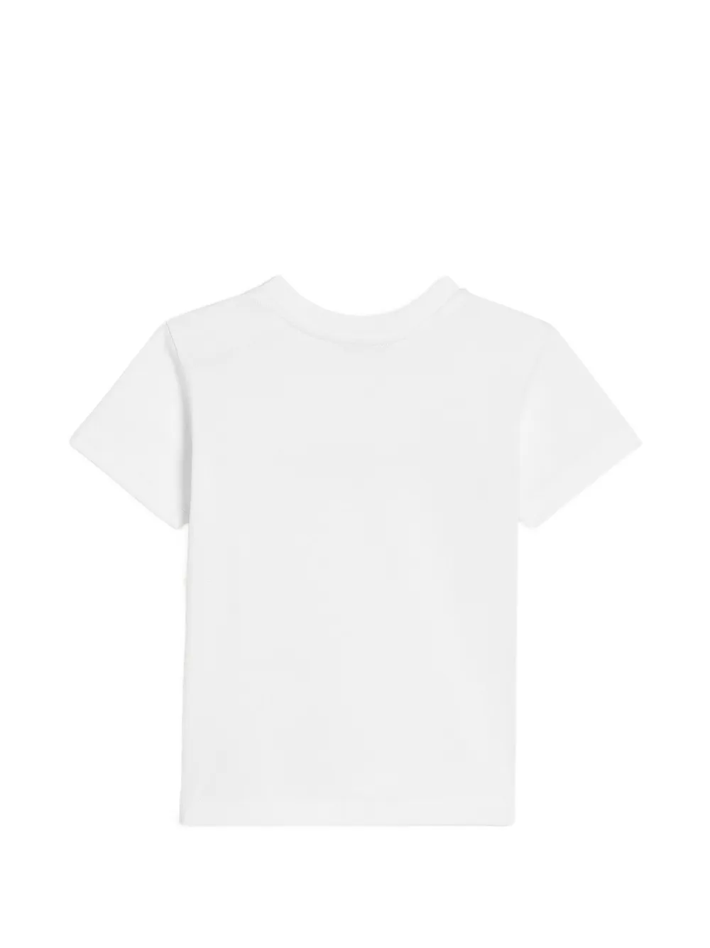 Dolce & Gabbana Kids Jersey T-shirt met logo Wit