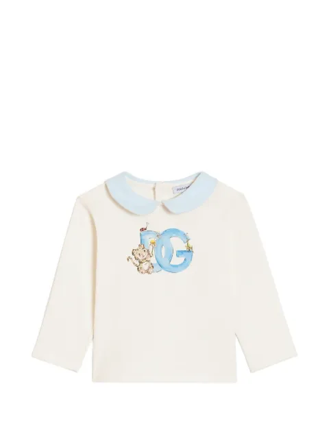 Dolce & Gabbana Kids interlock T-shirt with logo