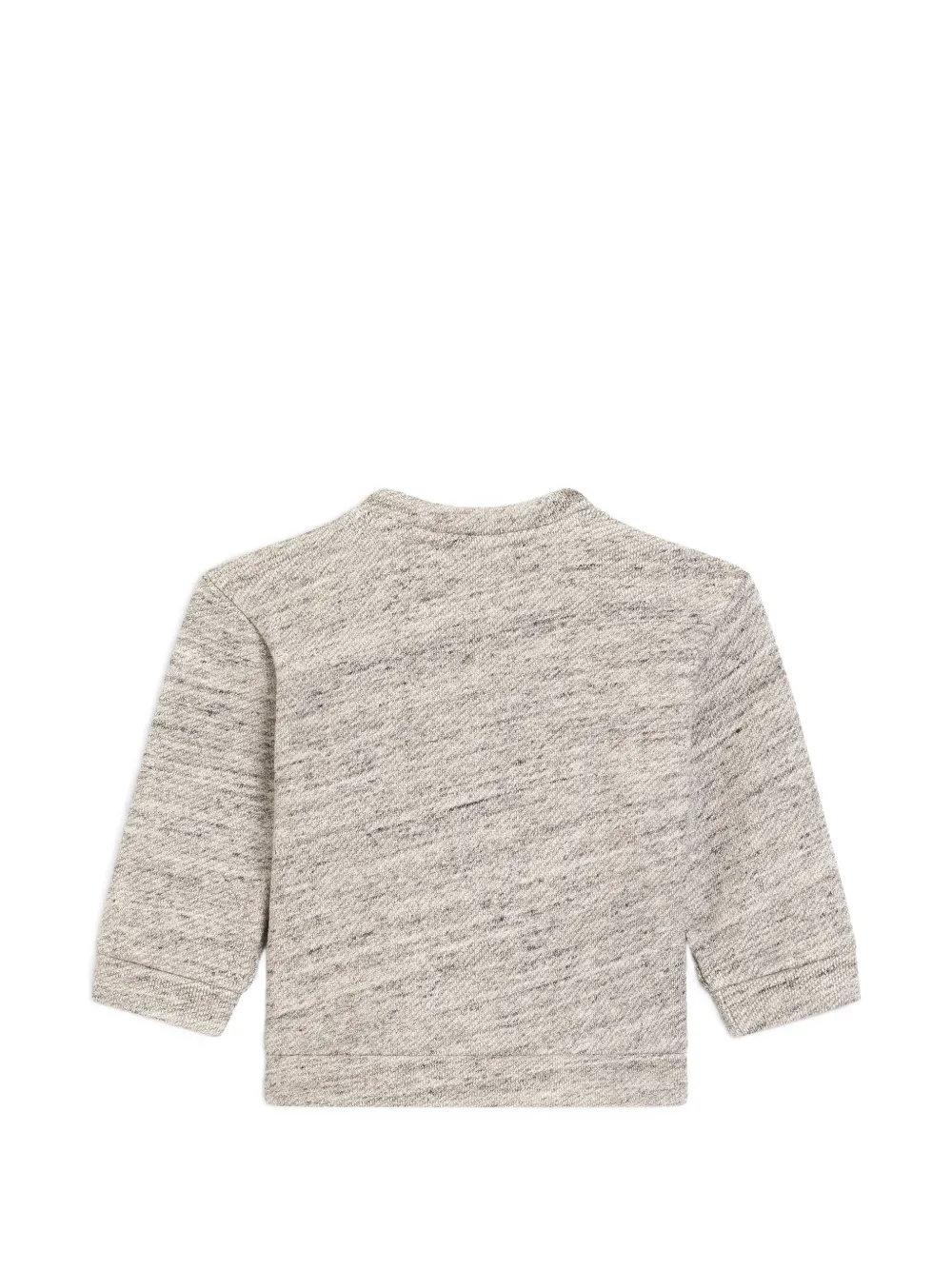 Dolce & Gabbana Kids Katoenen sweater met logo Grijs