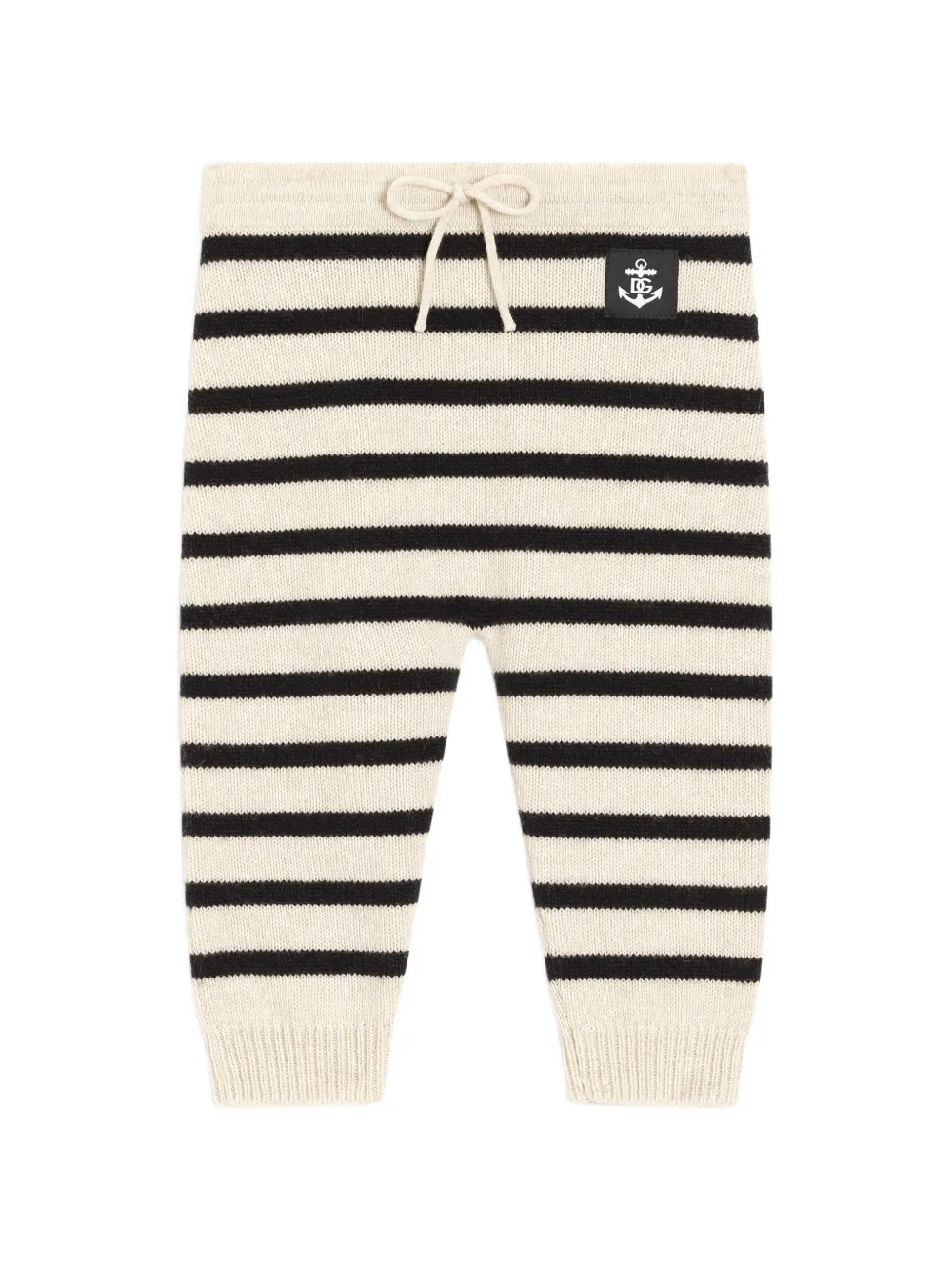 Dolce & Gabbana Kids Pantaloni in maglia - Toni neutri