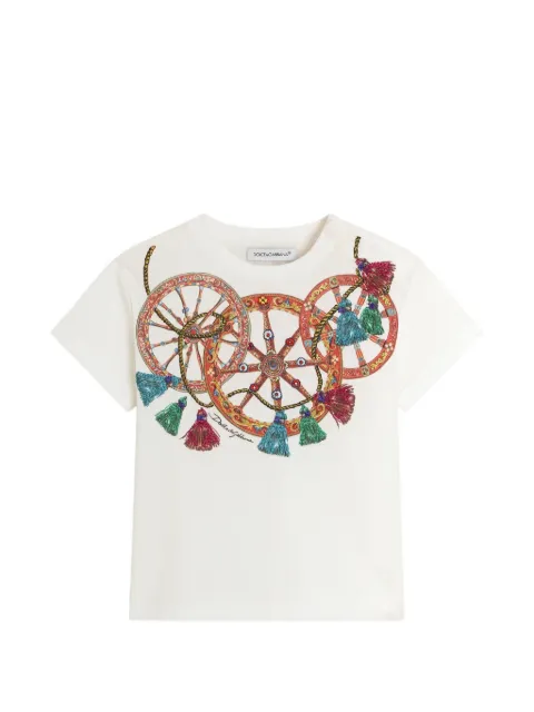 Dolce & Gabbana Kids t-shirt en jersey avec applications