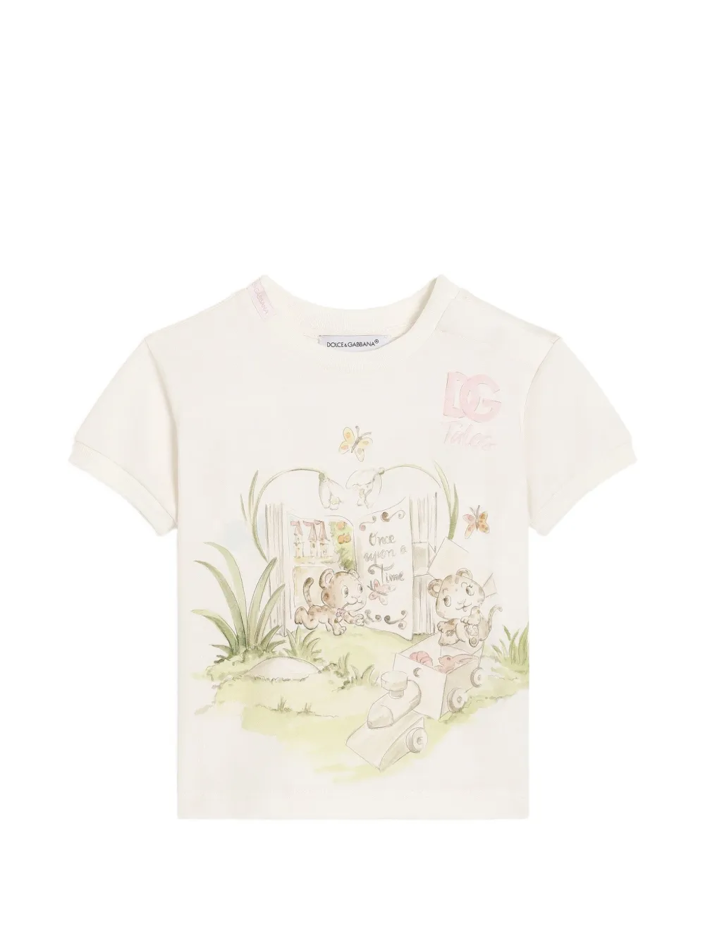 Dolce & Gabbana Kids T-Shirt aus Jersey - Nude